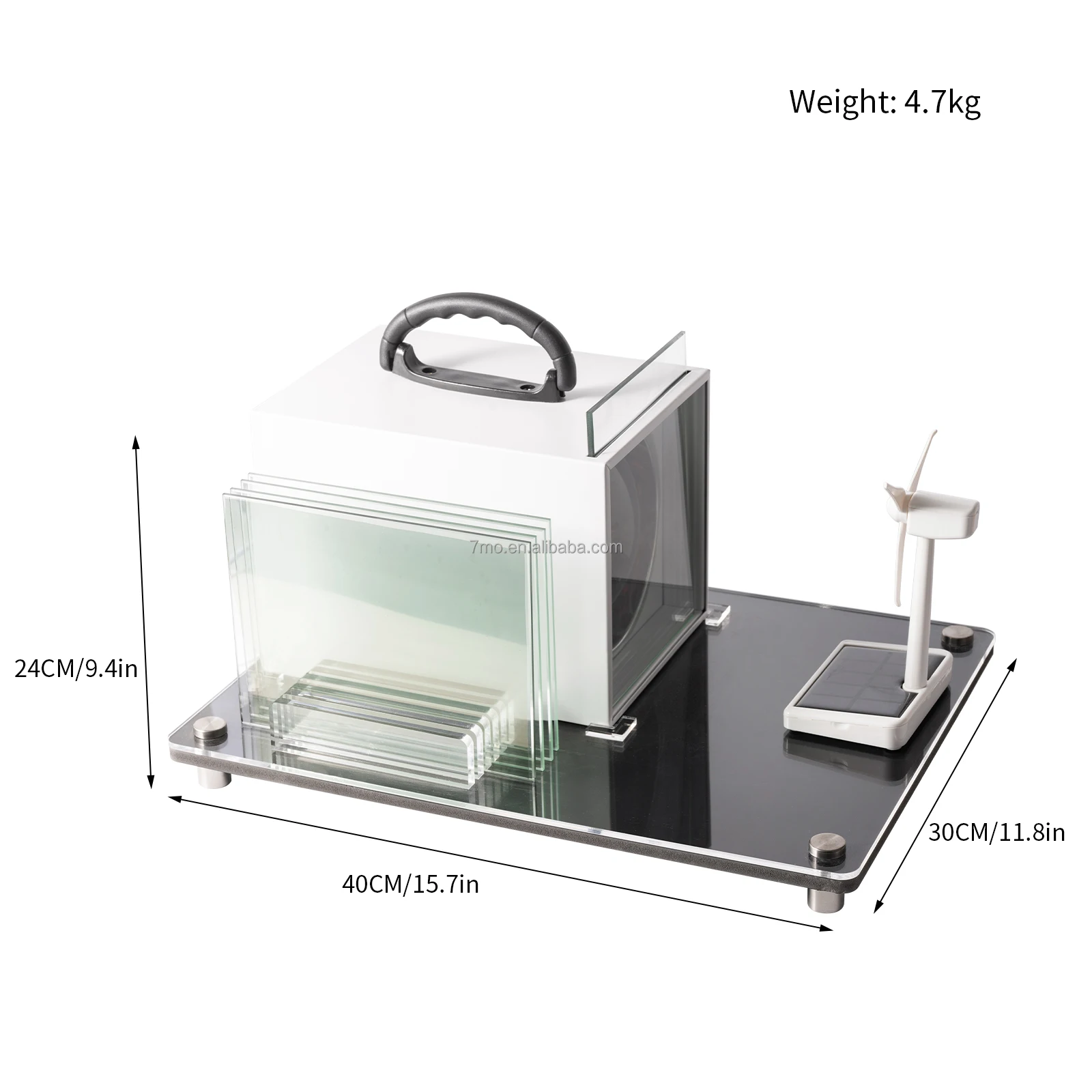 7mo New Arrival Window Film Testing Machine Solar Film Heat Insulation Tester Heating Lamp for Car Window Film