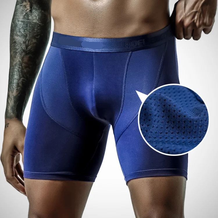 Breathable Men's Modal Boxer Briefs Comfortable Sports Underwear For