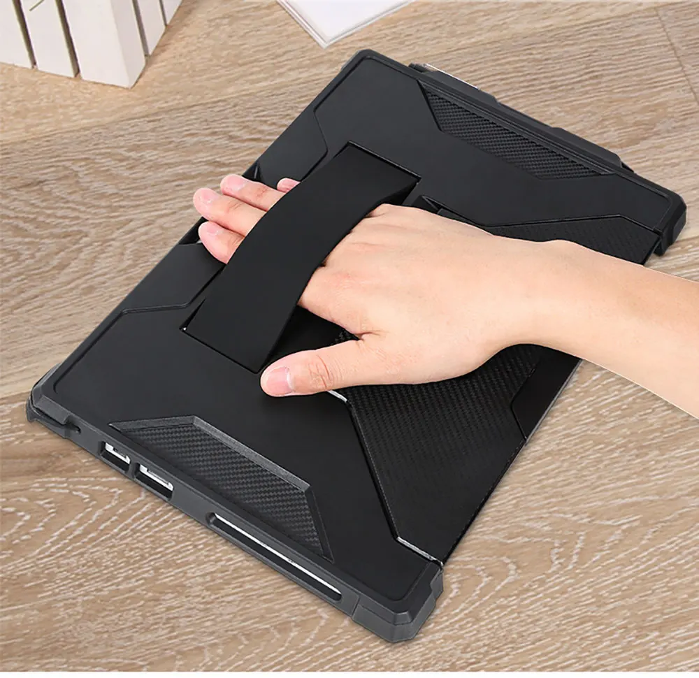 Business Tablet Cover For Microsoft Surface Pro 7 Plus 6 5 With Hand Grip Strap Holder Protective Case Anti Drop Pbk210 Laudtec details