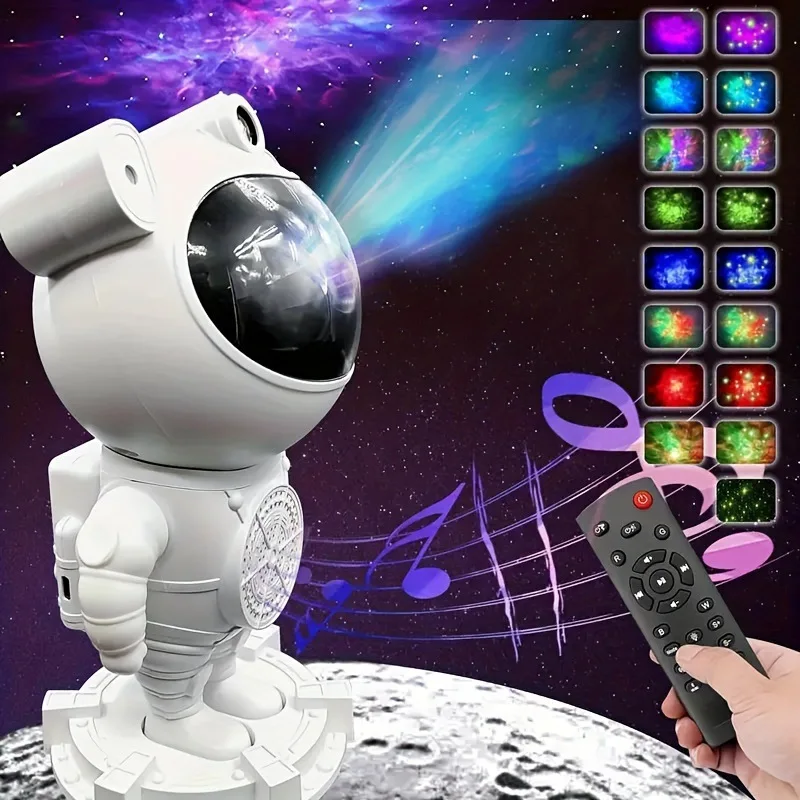 Dropshipping Astronaut Starry Projector Light Spaceman galaxy Nebula Sky Star Projection Lamp Led Night Light for Gift