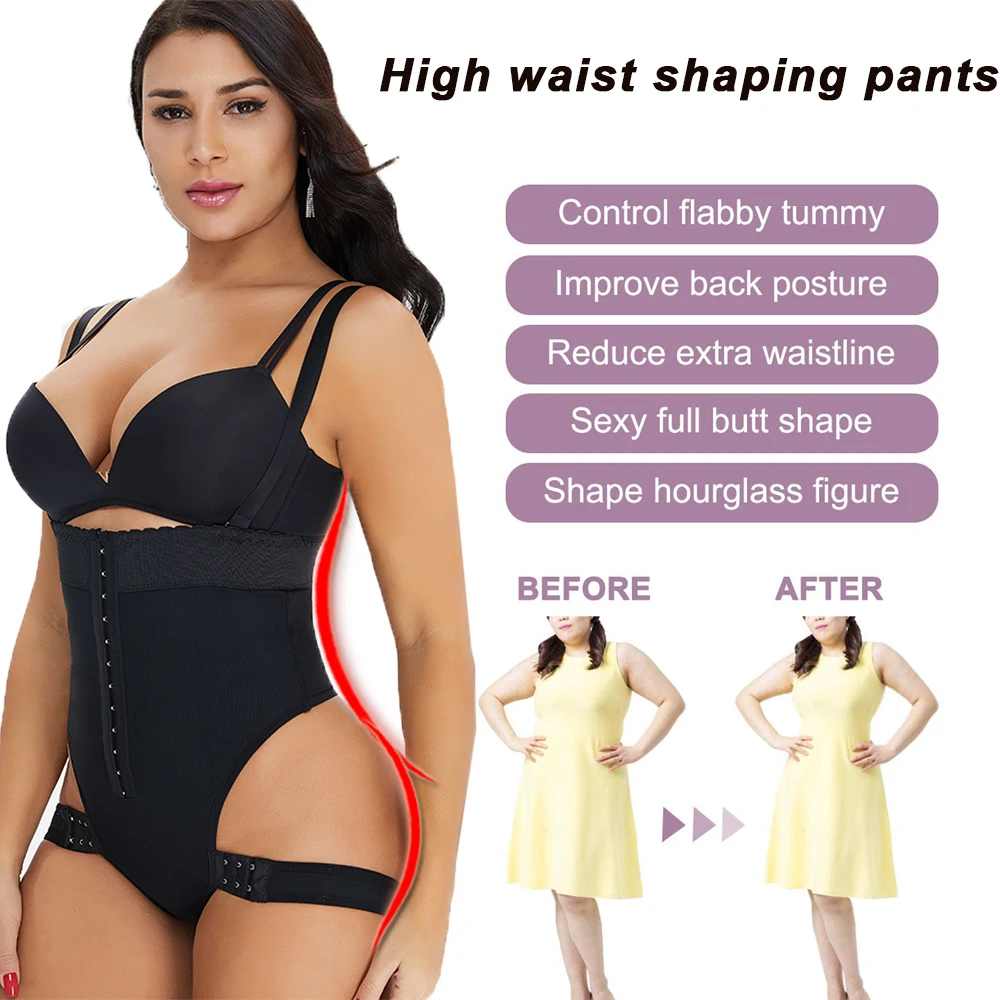 Women Shaper Panties Booty Pulling Underwear Shapewear Butt Lifter Panties Slimming Control Shapewear Plus Size