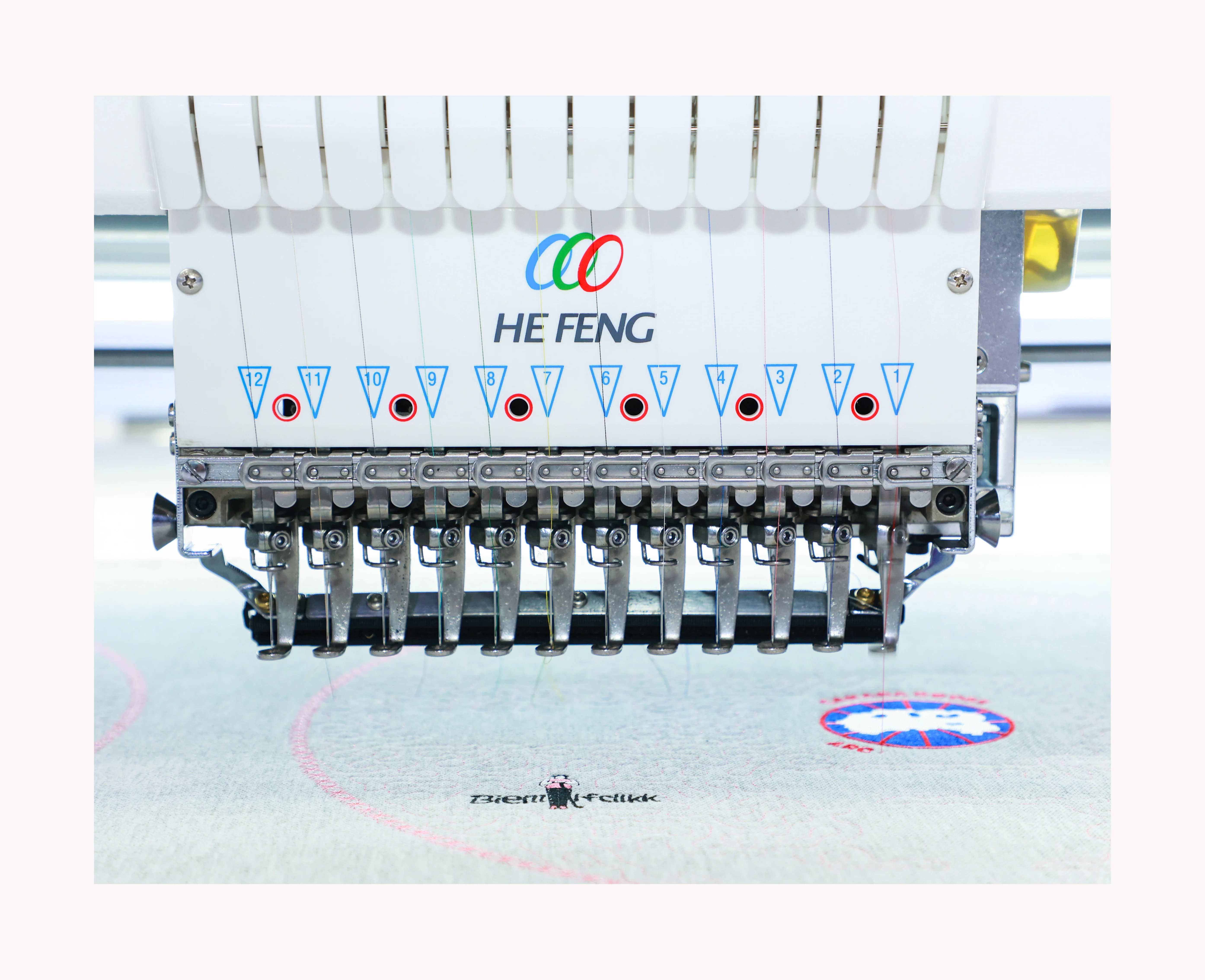 Industrial China 6 Needle Digital Embroidery Machine for Sale
