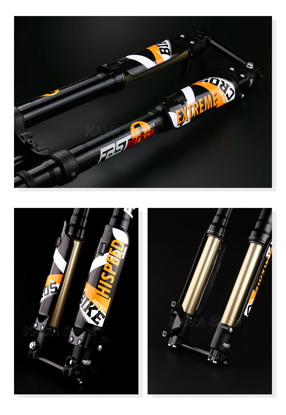 Fastace Electric Dirt Bike Fork 26/27.5/29 Inch Dh Hydraulic Suspension