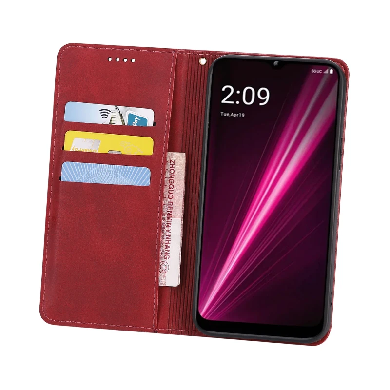 Leather Phone Case for ZTE Libero 5G III A202ZT - Luxury & Protection