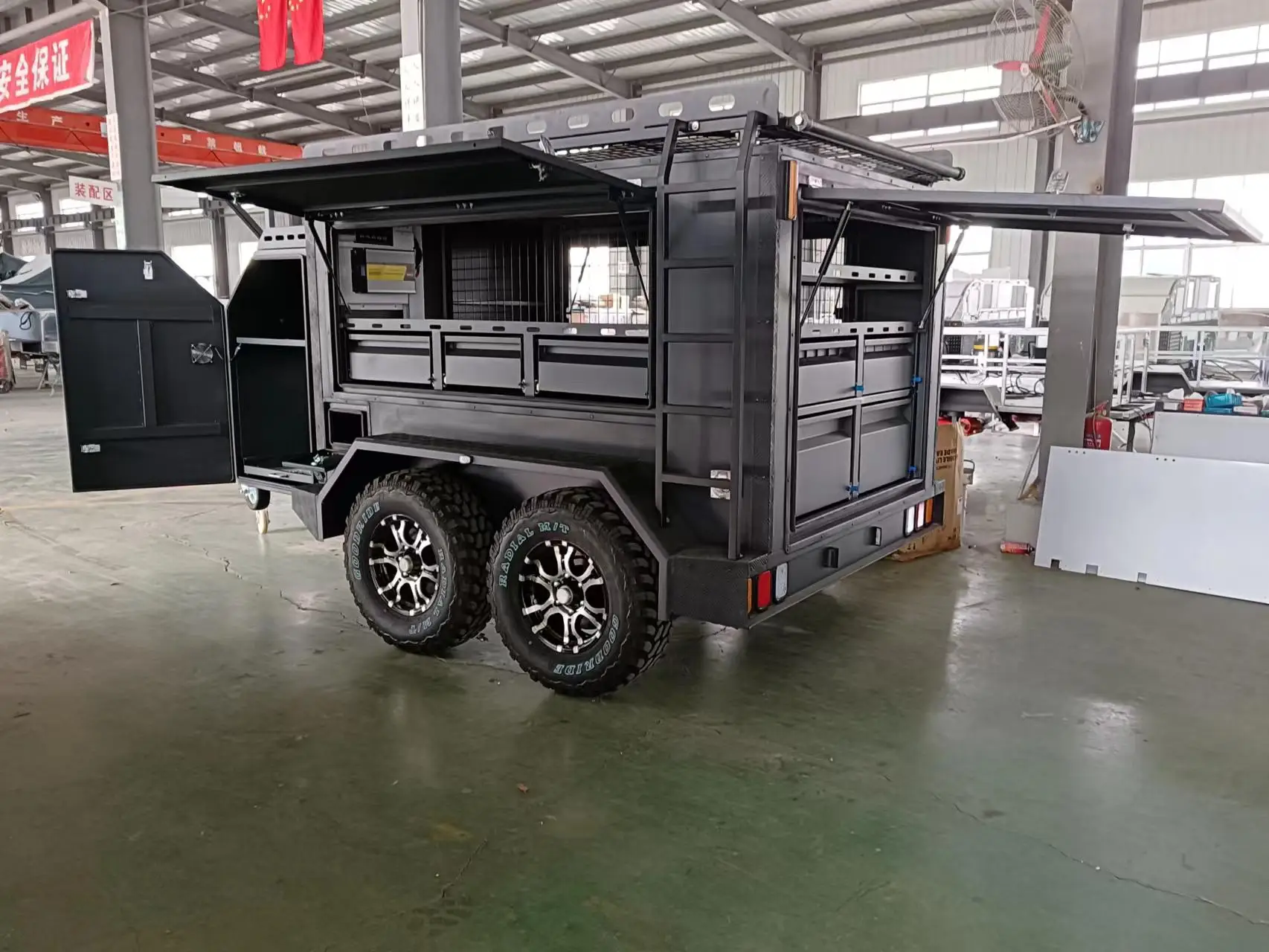 Us Standards Custom Built Dual Axles Tradesman Trailer - Buy Tradesman ...