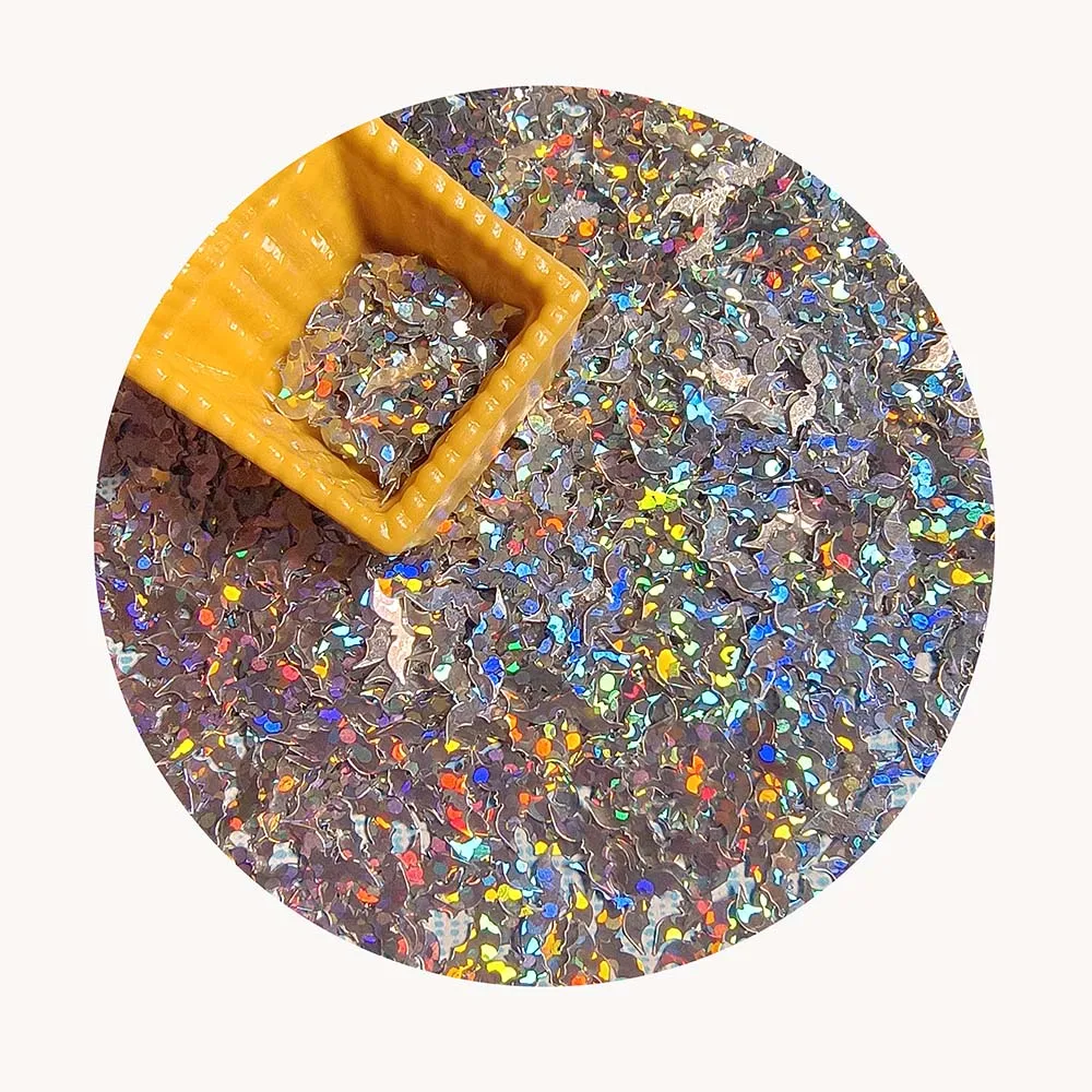 Mix Colors Halloween Confetti Bat Sequins for Nail Art Party