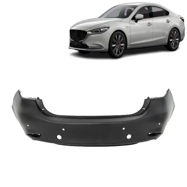 car Rear Bumper With Sensor Holes For 2020 2021 Mazda 6 rear Bumper Cover oem MA1100228