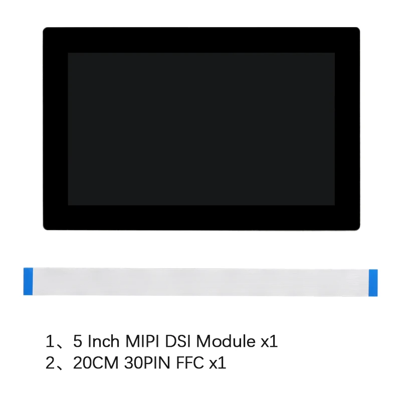 Orange Pi 5 Lcd 5 Inch 720p Ips Capacitive Touch Screen 720rgb*1280 Mipi Dsi Interface Display