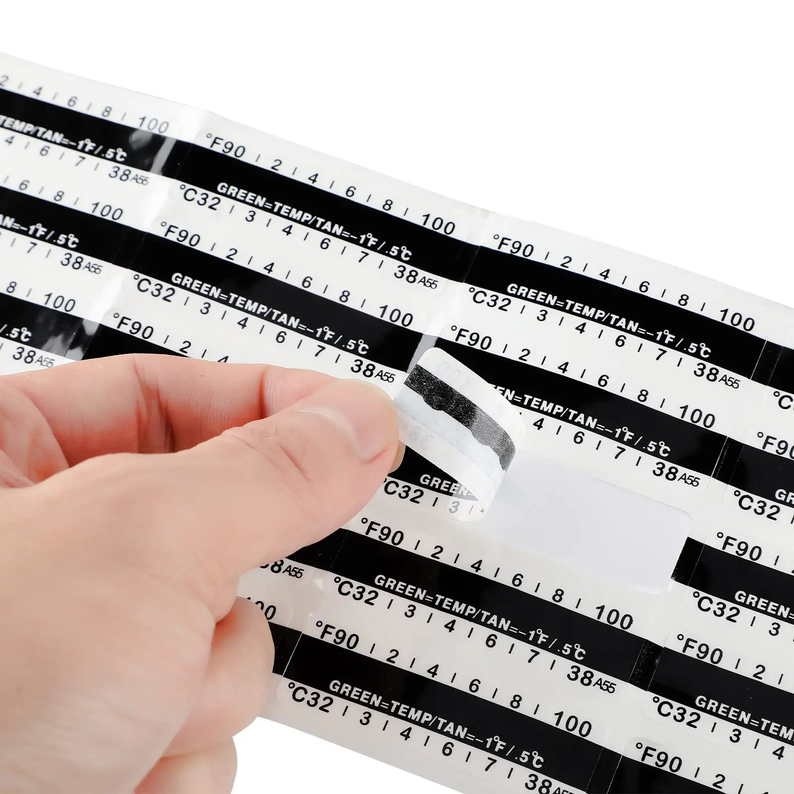 High Quality Custom Urine Testing Adhesive Lcd Strip Thermometer for Bottle