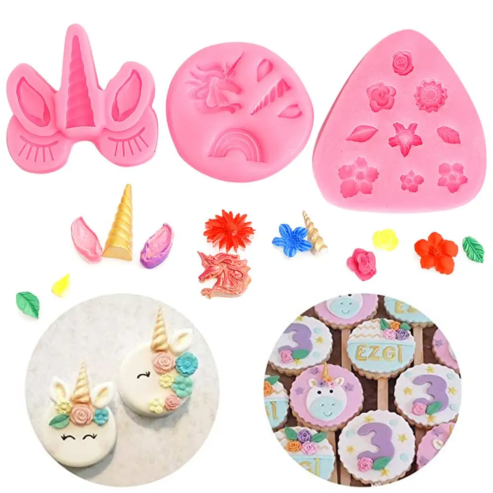Moule En Silicone 3d A Base De Licorne Florale Pour Bonbons Patisserie Au Chocolat Fabrication De Nourriture Buy Gateau Licorne Decoration Epoxy Moule Blague De Cuisson Moule En Resine Gateau Bijou Modele Product On Alibaba Com