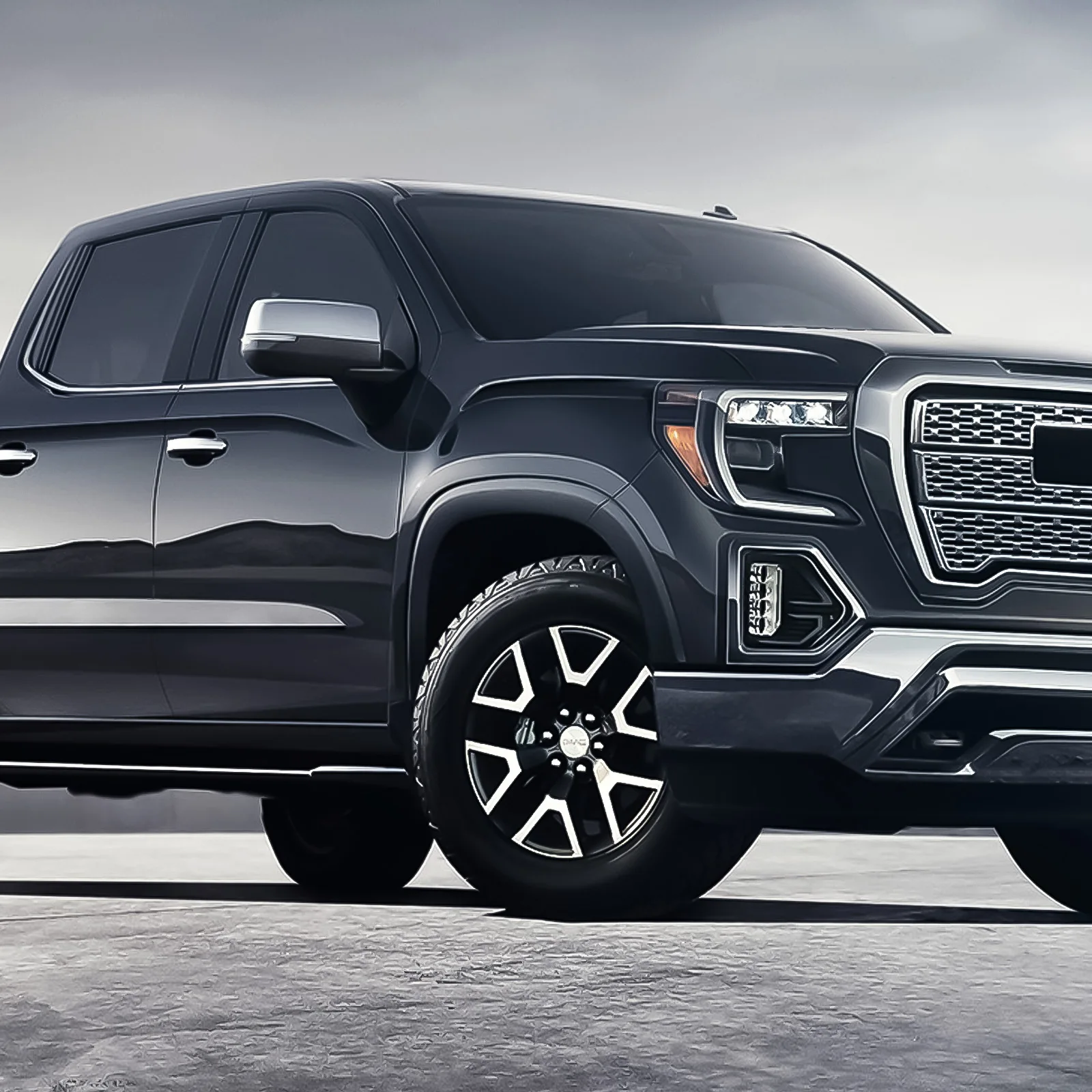 Auto Car Part 4x4 Front Wheel Arch Fender Flares for GMC Sierra 2019-2021