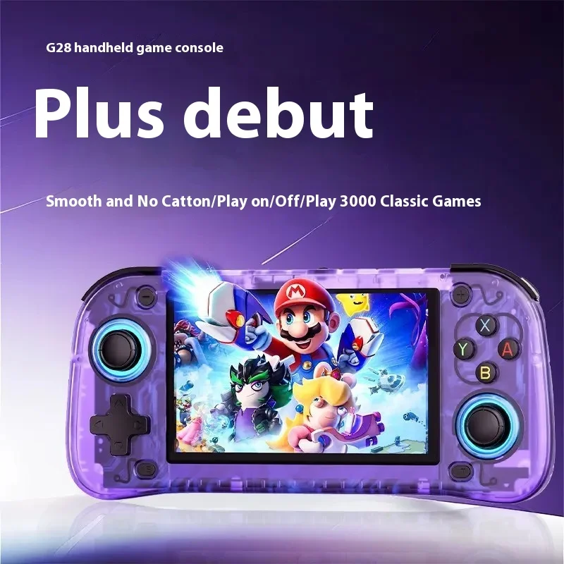 Classic Retro PSP 4.3inch IPS Screen Handheld Arcade Game Console New G28 Remote Control Wi-Fi Communication Nostalgic Nostalgic