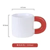 Matte Red Handle Chubby Cup