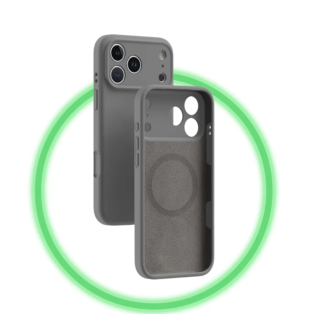 product new trending hot selling magnetic silicone case for iphone 17 pro luxury protection  precise fit laudtec-3