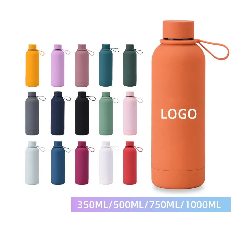 Custom Logo Insulated Water Bottle Stainless Steel Straight Unisex Water  Bottle with Storage Rubber Bottom Water Bottle - China Water Bottle price