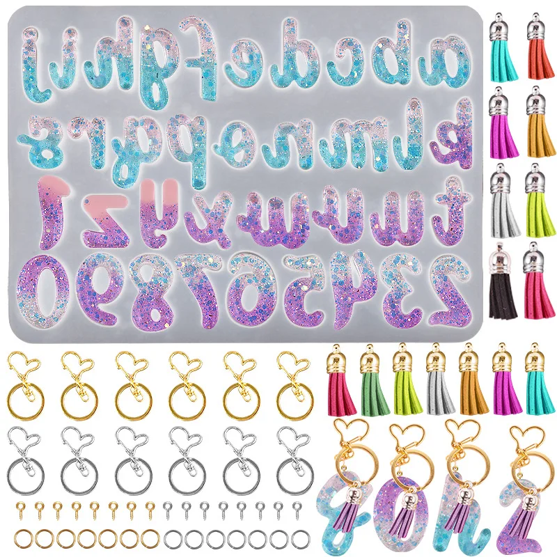 Wholesale DIY Silicone Mould for Jewelry Keychain Pendants