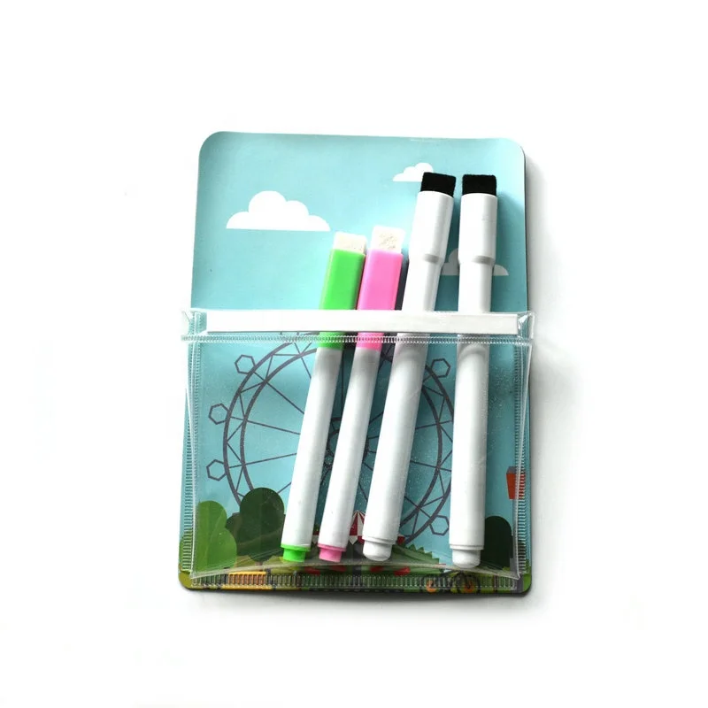 Держатель маркера для сухого стирания с логотипом на заказ органайзер чашка карандашей магнитный держатель ручек холодильника белая