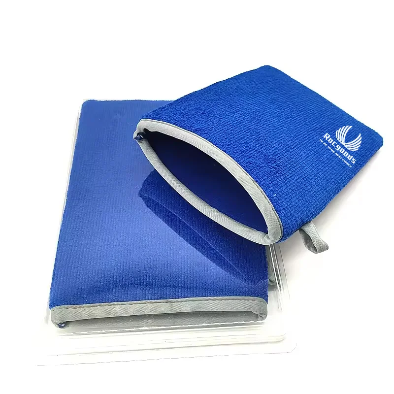 premium microfiber car cleaning tool wash mitt no lint microfibre clay mitt car detailing clay mitt for car