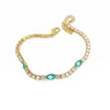 #4 CZ bianchi / occhio blu