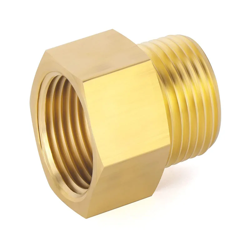 2 bujes hexagonales reductores de latón, macho NPT de 3/4 2 bujes hexagonales reductores de latón, macho NPT de 3/4