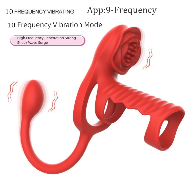 Rose Fine Ring Vibrator für Männer – Sexspielzeug für Paare zur klitoralen Stimulation und für mehr Lust beim Masturbieren_voghion.com