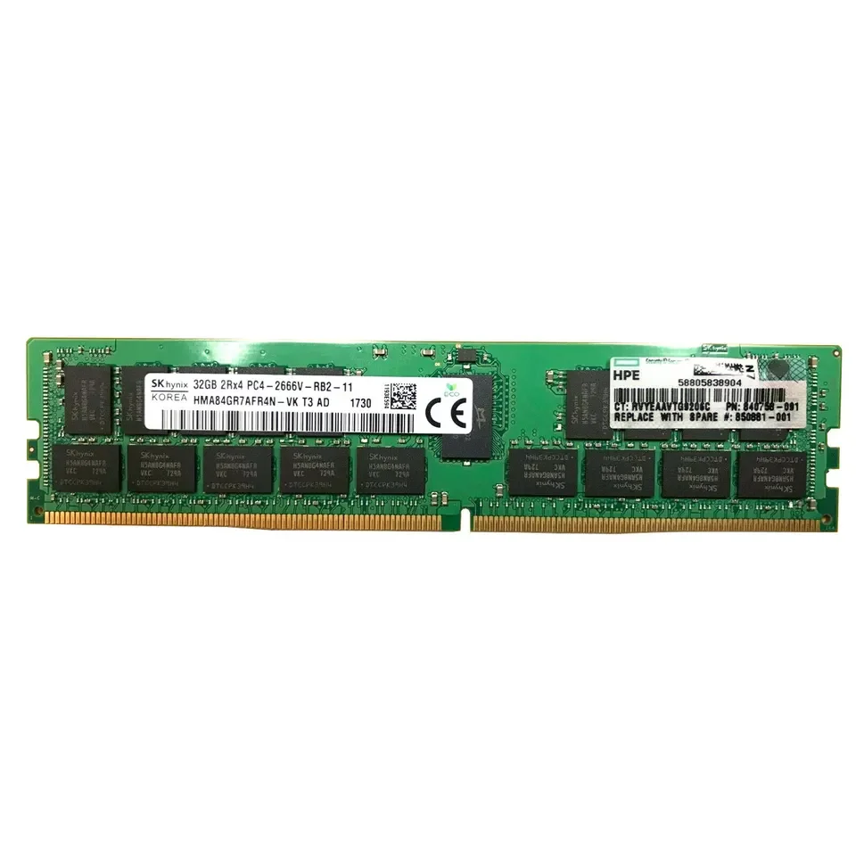 HPE 32GB DDR4-2933 RAM - Dual Rank, Registered, Smart Memory