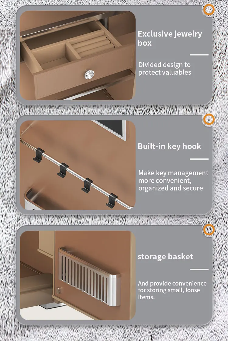 CEQSAFE High-End Anti-Theft Office Safe Small All-Steel Invisible Smart TUYA APP WIFI Safe Box factory