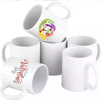 Sublimation Cup Supplier Custom Coffee Cup Blank 11 oz White Mug