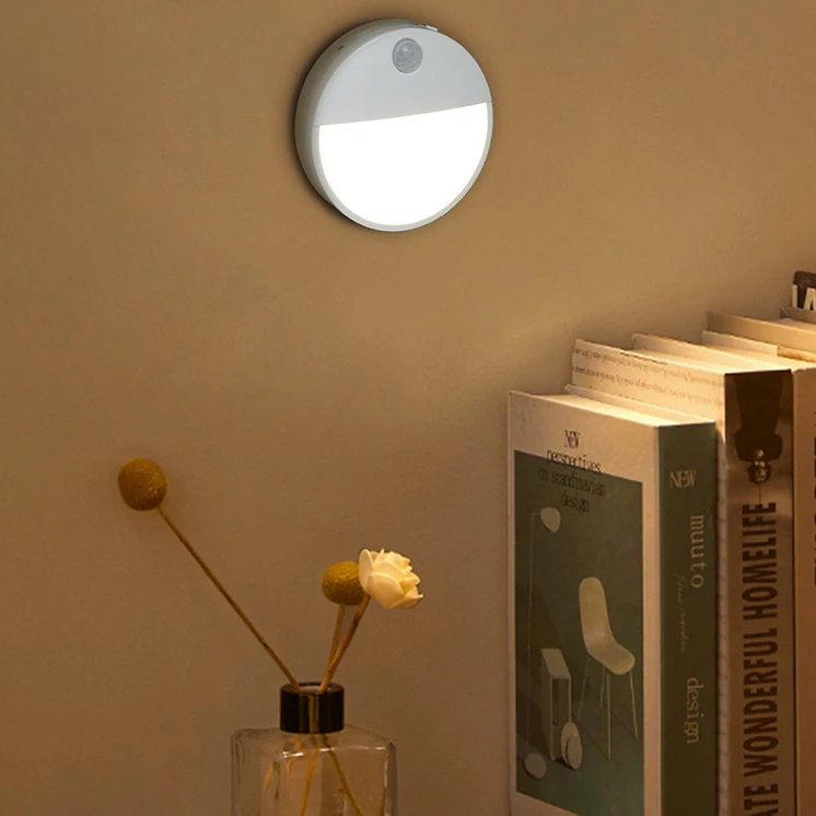 Energy Saving Book Light LED Night Lamp Motion Sensing Wardrobe Under Cabinet Lighting Human Induction Light