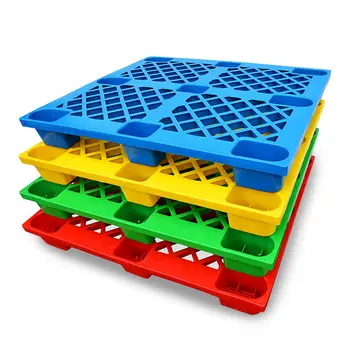 Lypalelts Durable single-use export use pallet warehouse storage cheap plastic single faced nestable pallet