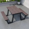 BN-120cm table with bench