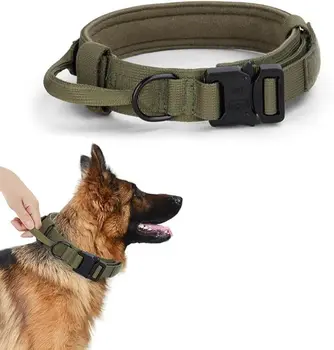 Lynpet Wholesale Outdoor Adjustable Explosion-proof Nylon Tactical Dog Collar Pet Training Collar