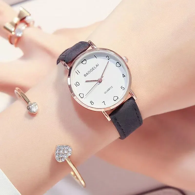 Wholesale Price Lovely Cat Watch Women Leather Strap