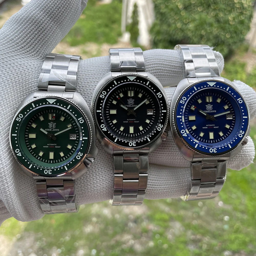 No Logo SD1970 6105 Turtle Captain Willard V2 NH35 Seiko Sapphire Diving Watch E Buy Steeldive SD1970 | Steeldive 1970 Captain Willard 6105  main image 2