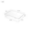 Transparent Flip-Top Design, Medium Size