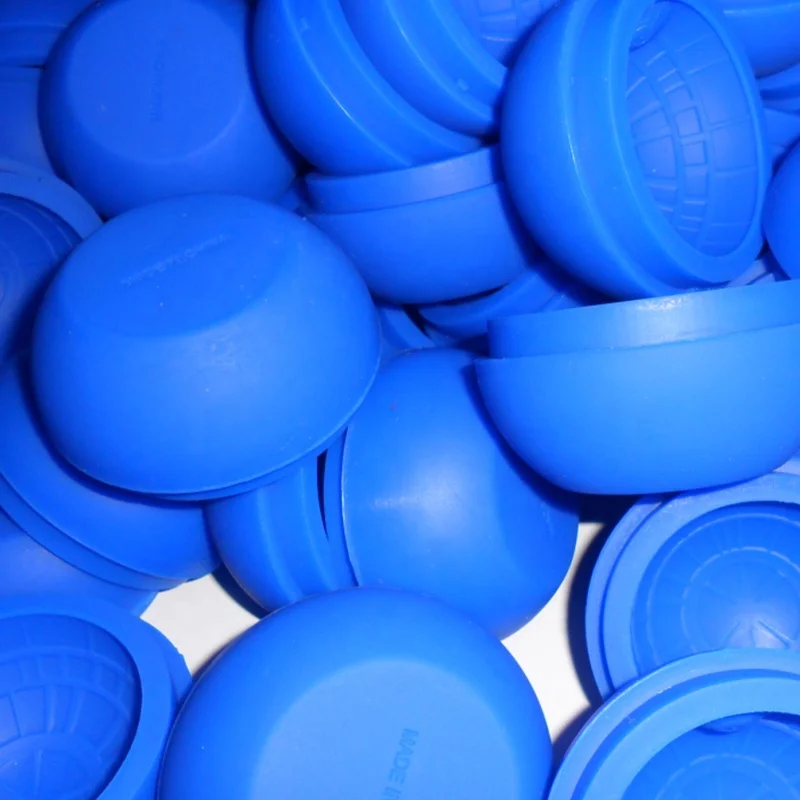 infactory stampo per ghiaccio: Stampo in silicone per 4 bicchieri di ghiaccio (bicchiere da shot con cubetti di ghiaccio