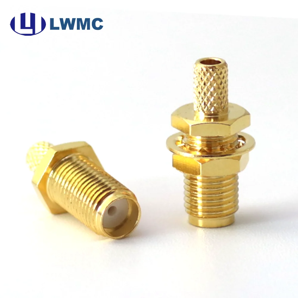  SMA Female Bulkhead Crimp for Karble302-3 Cable