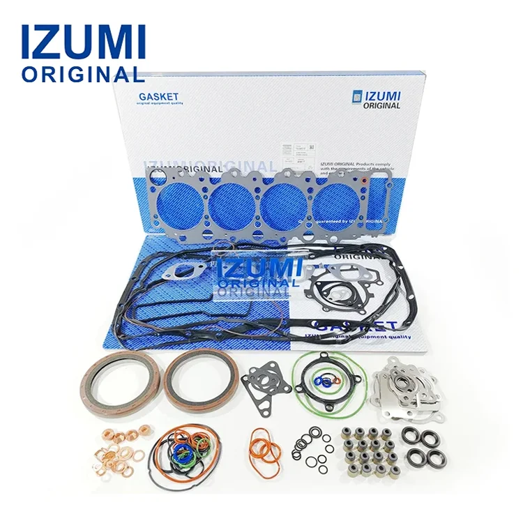 IZUMI ORIGINAL 4HL1 Engine Overhaul Full Head Gasket Kit Set for Isuzu Truck Excavator