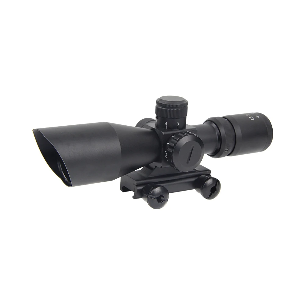  3-9X40 Red Green Illuminated Scope Fit For 20mm