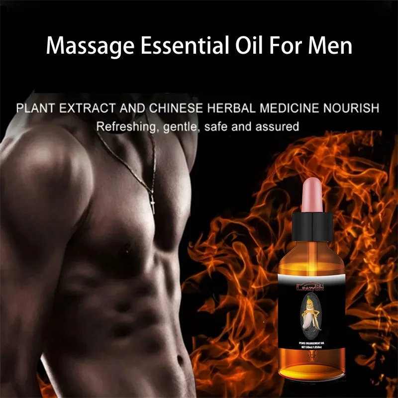 Custom 30ml Xxl Xxxl Pennis Enlargement Oil Men Energy Big Size Enlarge Essential Oil Sexual For 0054