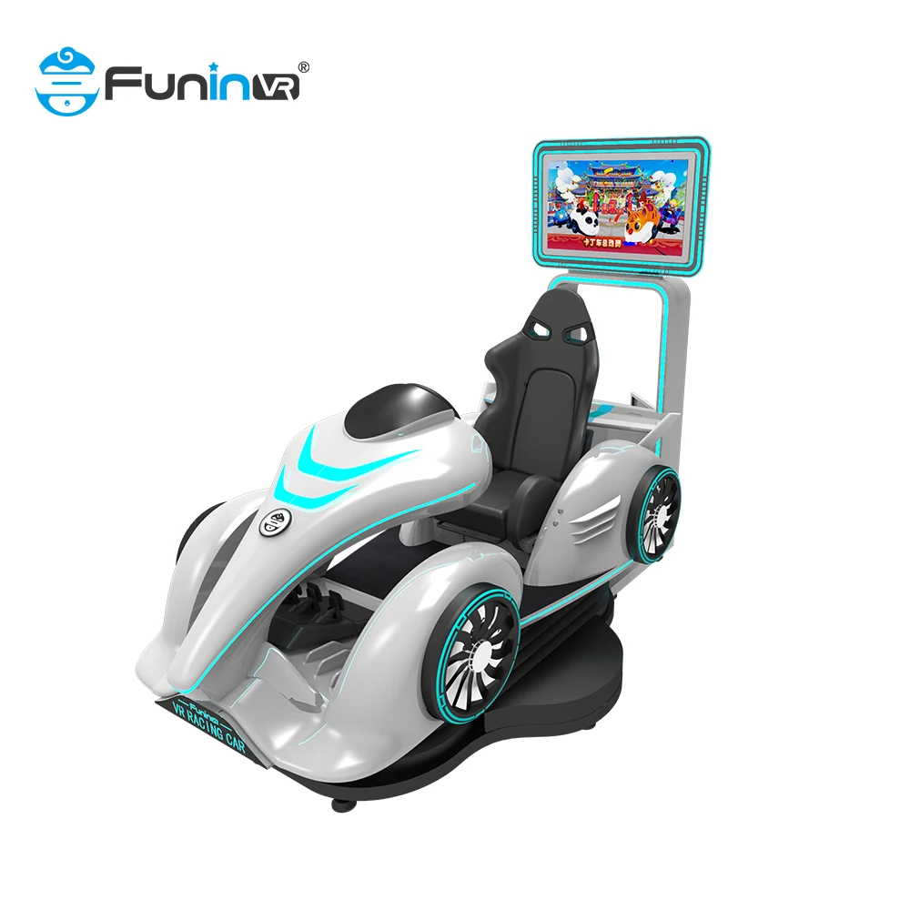 Two Player VR Karting Racing Virtual Reality Game for Kids in Game Center