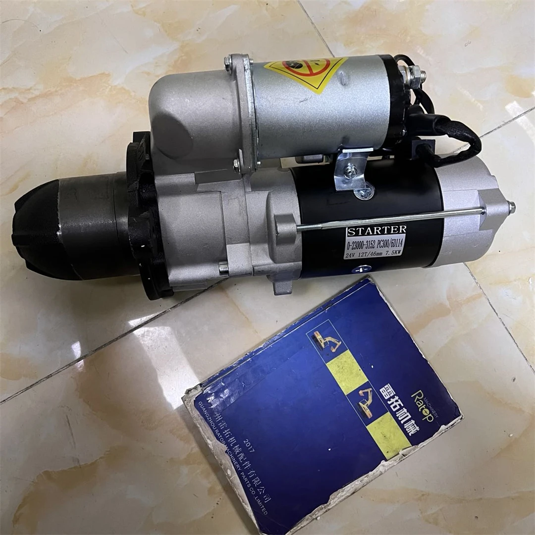 PC300-7 Excavator Starter 600-863-8111 600-863-8112 for