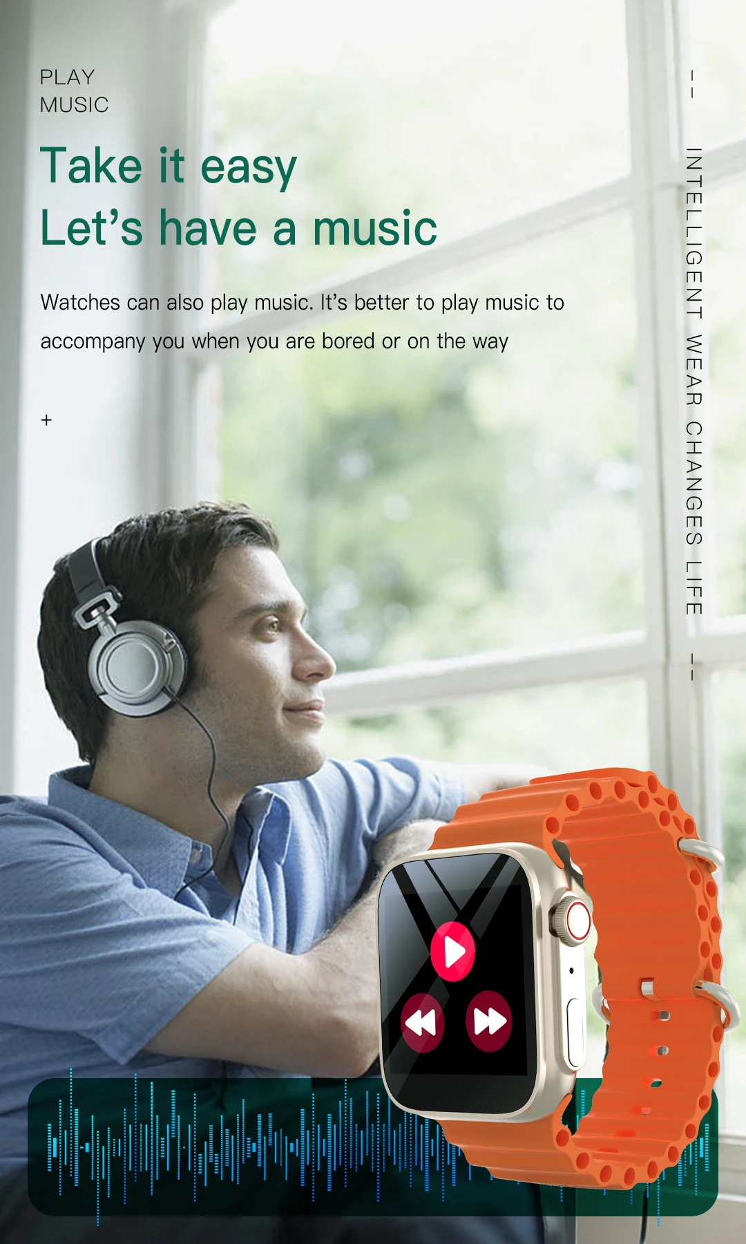 Smart Wear Watch Dual Bt Call Health Monitoring Multiple Sports Smart