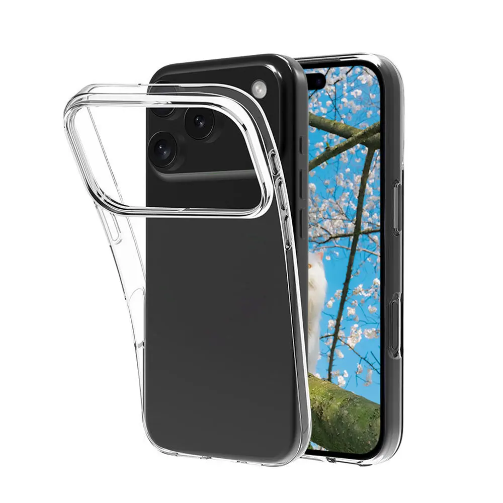 TPU Clear Phone Case For Iphone 17 Air Pro Max Light-weight Ultra Slim Drop-Proof Plus Protection Phone Cover OEM ODM Laudtec