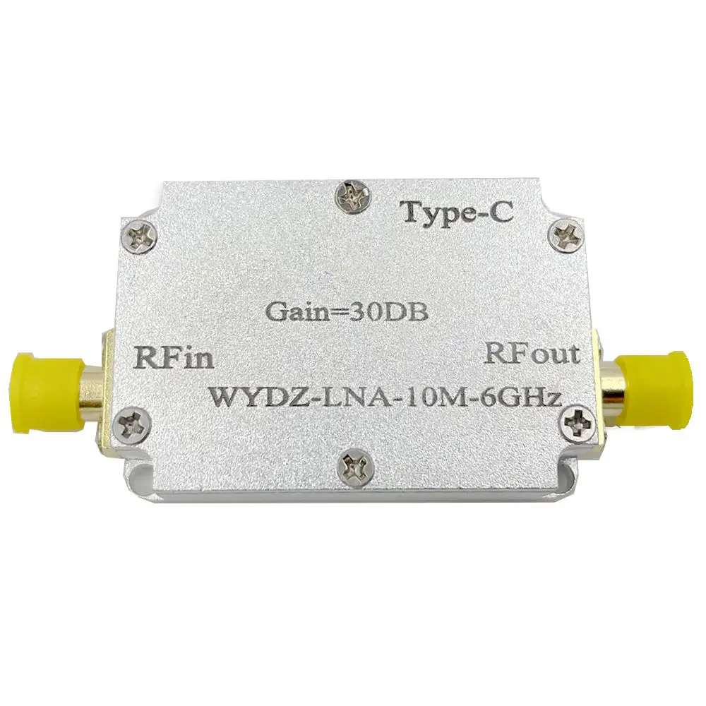 10M-6GHz Low Noise Amplifier Gain 30DB High Flatness LNA Amp RF Signal Driving Receiver Front End FPV drone parts