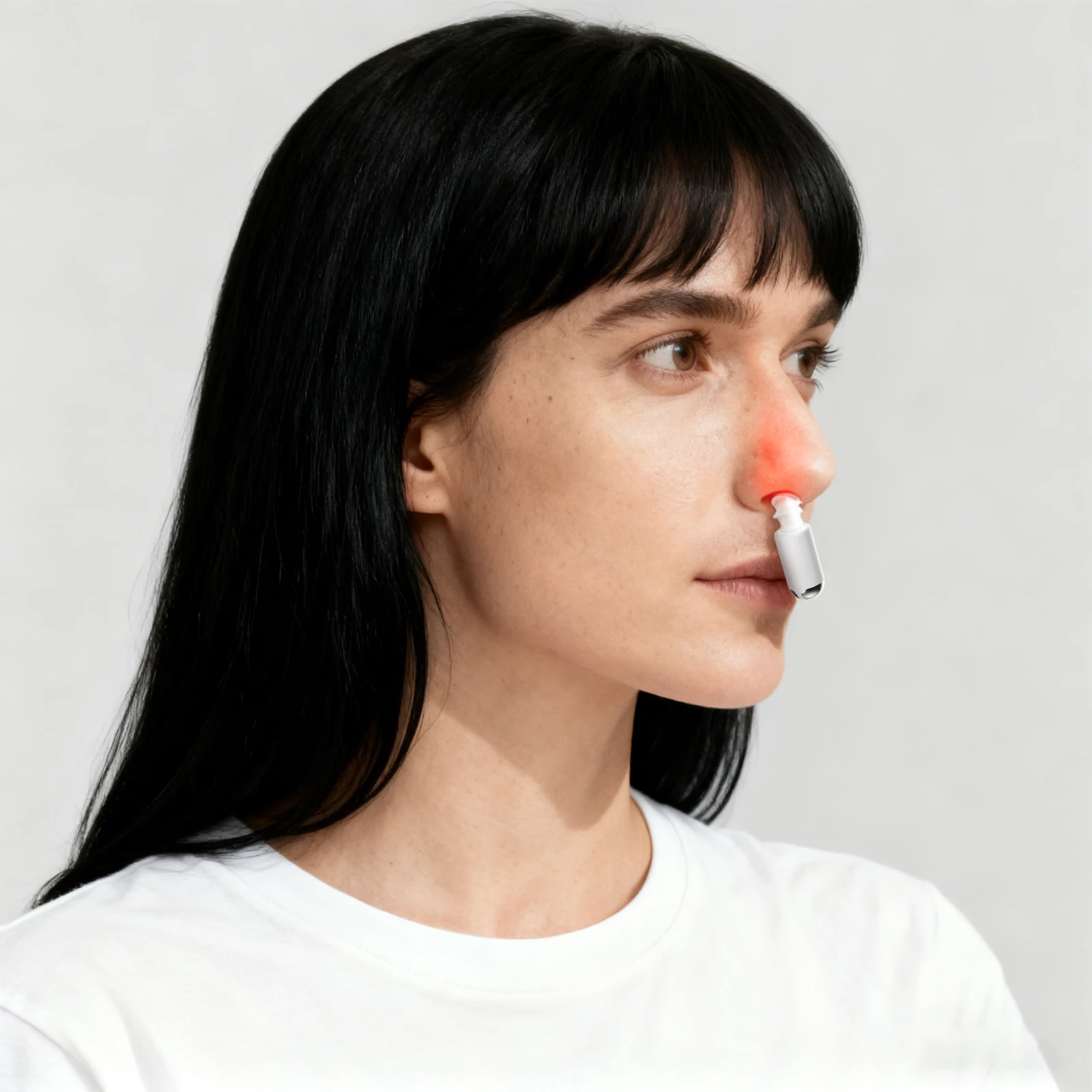 650nm Red Light Therapy Device for Sinusitis Relief | Nasal Allergy Treatment Laser Equipment for Home Use
