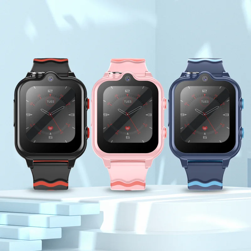 Wonlex KT18 Dual Camera Video Call 4G Kids Watch With Sim Card Kids Sim Smart Watch Gps Baby Watch