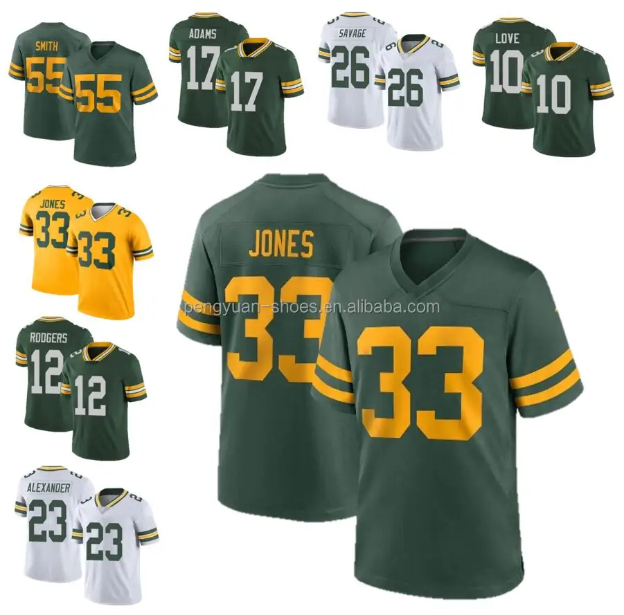 Football Jersey Jaire Alexander Randall Cobb Aj Dillon David Football  Jerseys - China Jersey and Football price