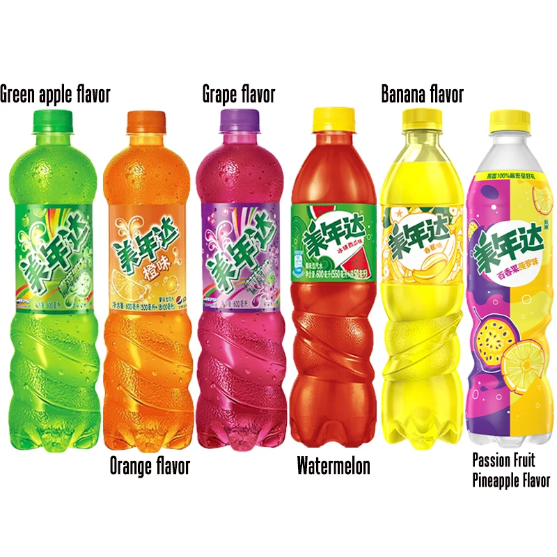 Wholesaled Best Price Fruity Carbonated Soft Drinks With A Variety Of