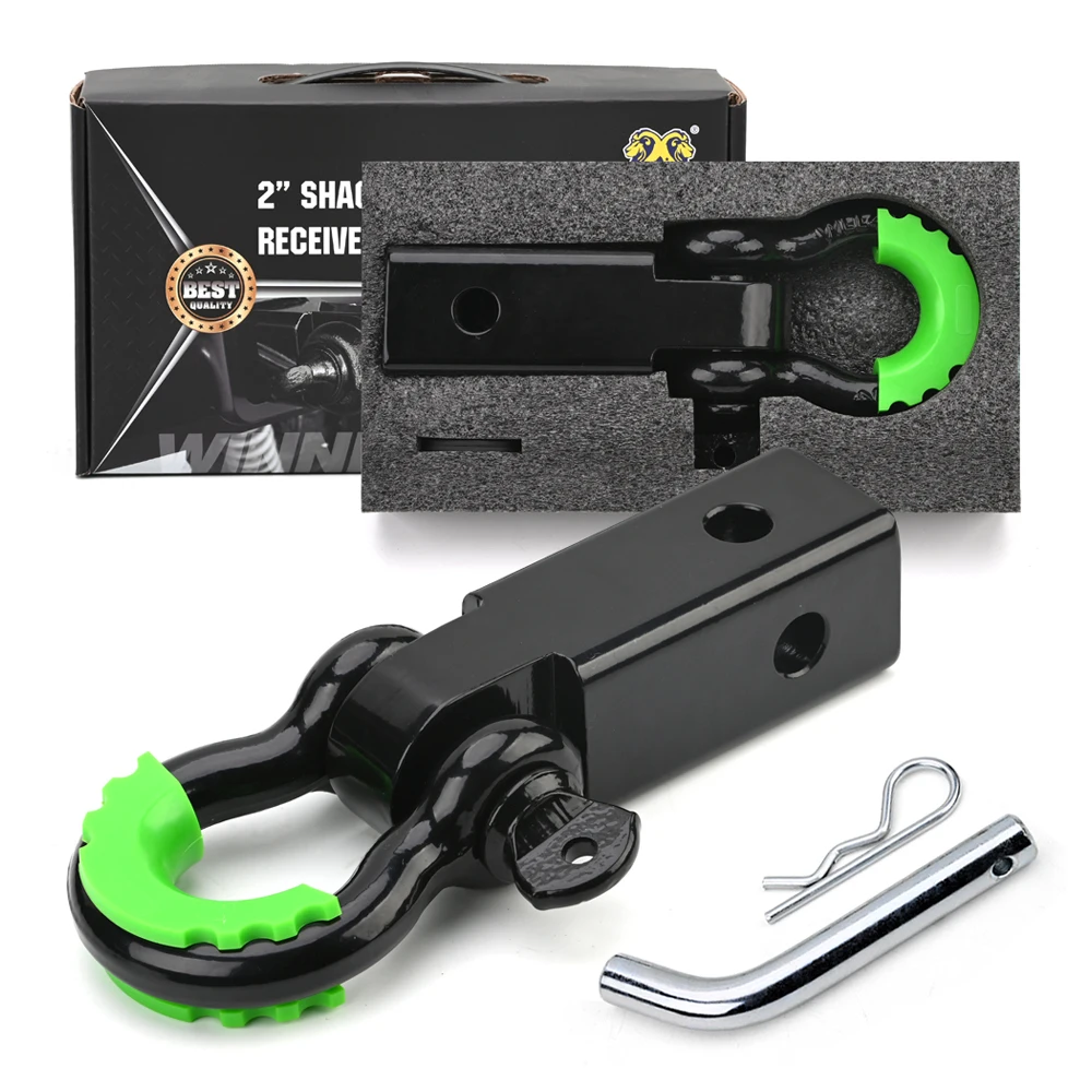 Auto Parts Tow 4x4 Trailer Tow D Ring Steel Shackle Hitch Receiver Auto